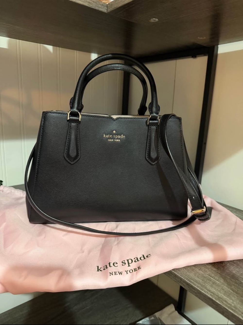kate spade Black Leather purse
